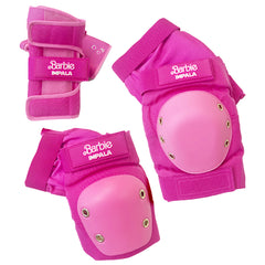 STAMP Combo Set BARBIE Helm und Ellbogen Knieschützer STAMP Combo Set BARBIE Helm und Ellbogen Knieschützer