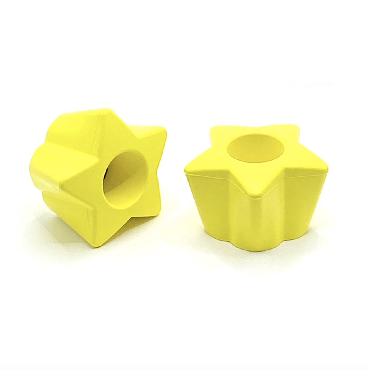 ★ Twinkle Toes Bolt-On Star Stops - YELLOW - Pigeon's Roller Skate Shop