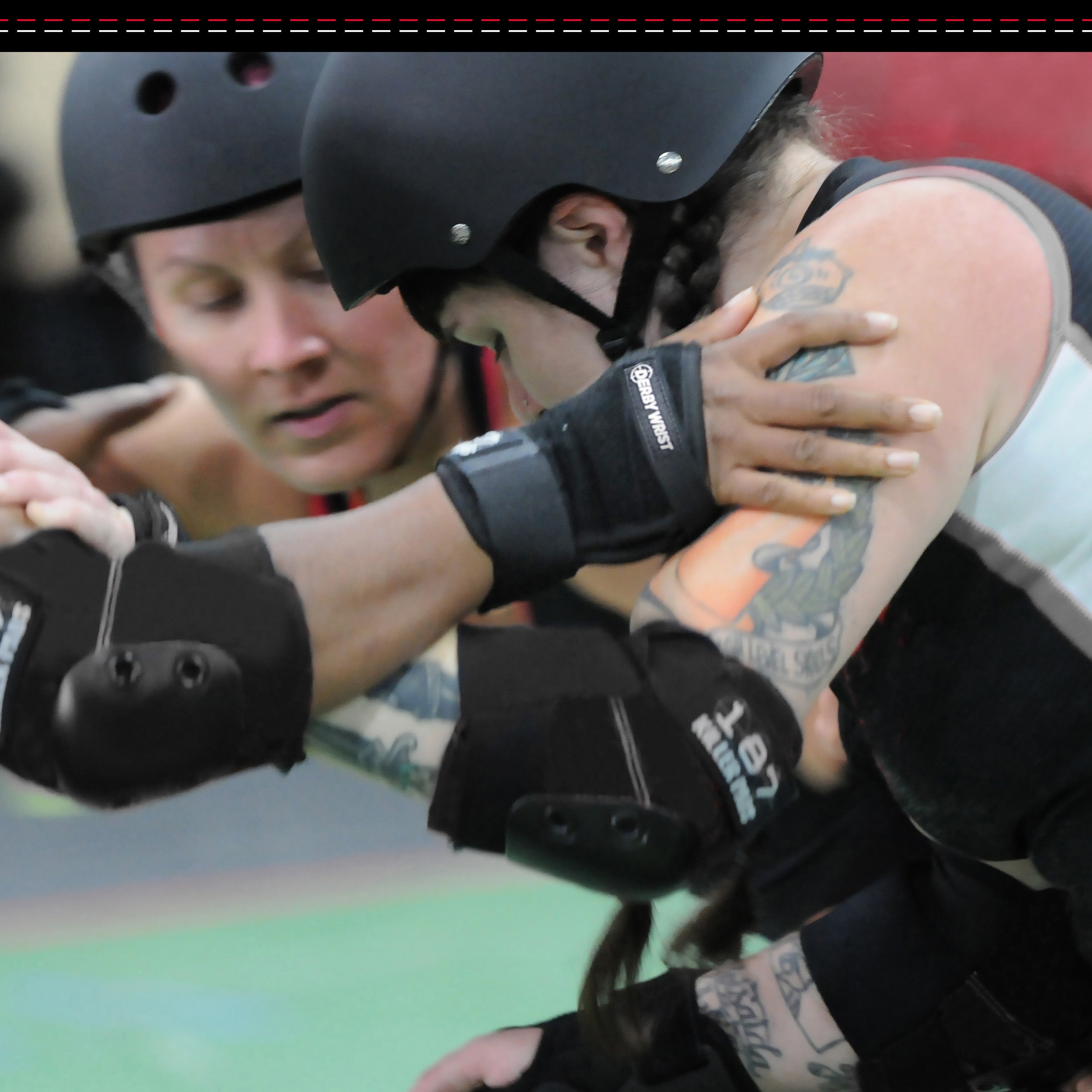 187 Derby Wrist Guard - BLACK - Pigeon's Roller Skate Shop
