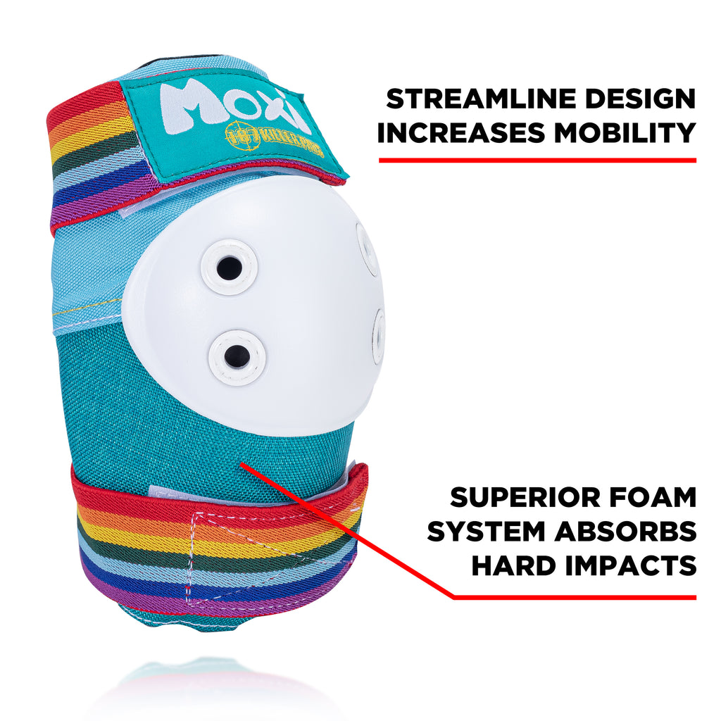 Moxi Six Pack Pad Set - JADE - Pigeon's Roller Skate Shop