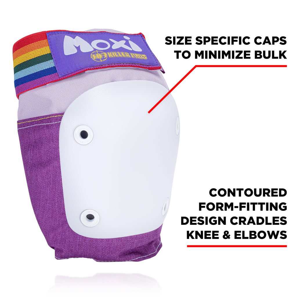 Moxi Six Pack Pad Set - LAVENDER - Pigeon's Roller Skate Shop