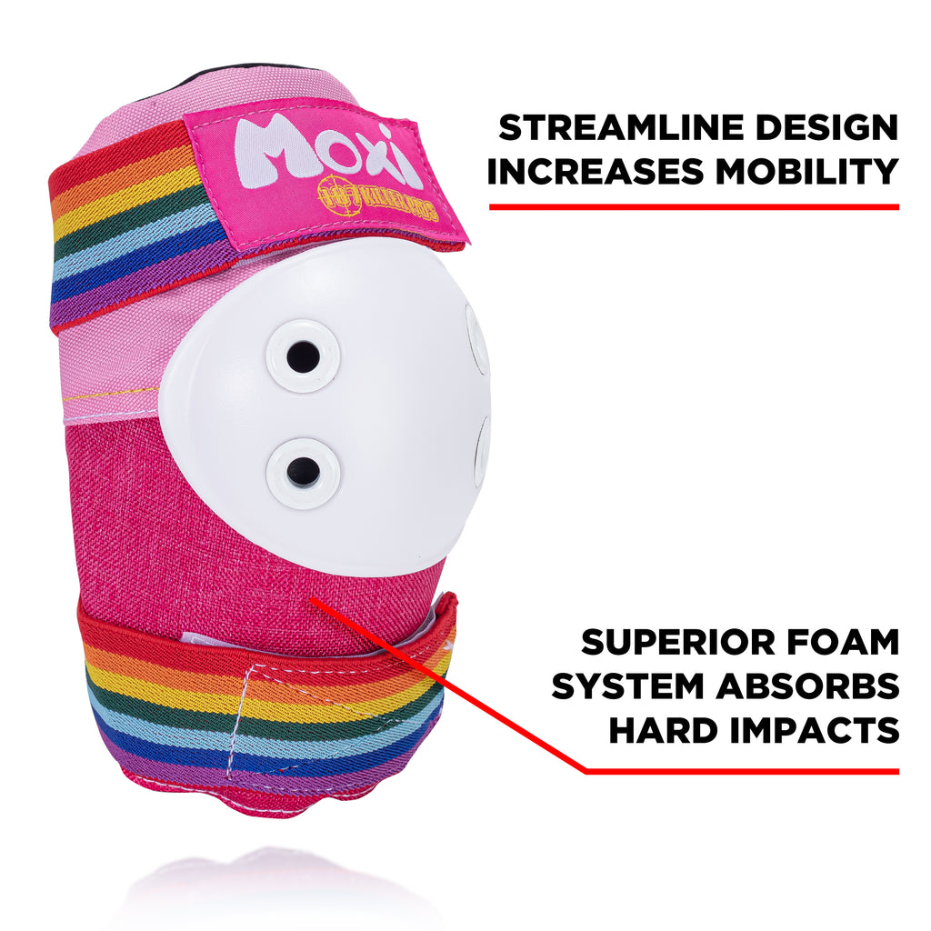 Moxi Six Pack Pad Set - PINK - Pigeon's Roller Skate Shop