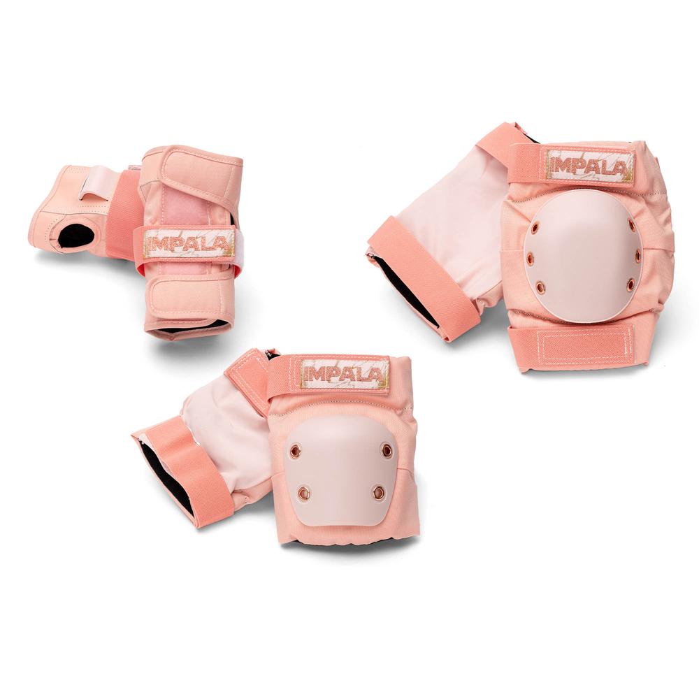 Impala Pad Set - ROSE GOLD - Pigeon's Roller Skate Shop