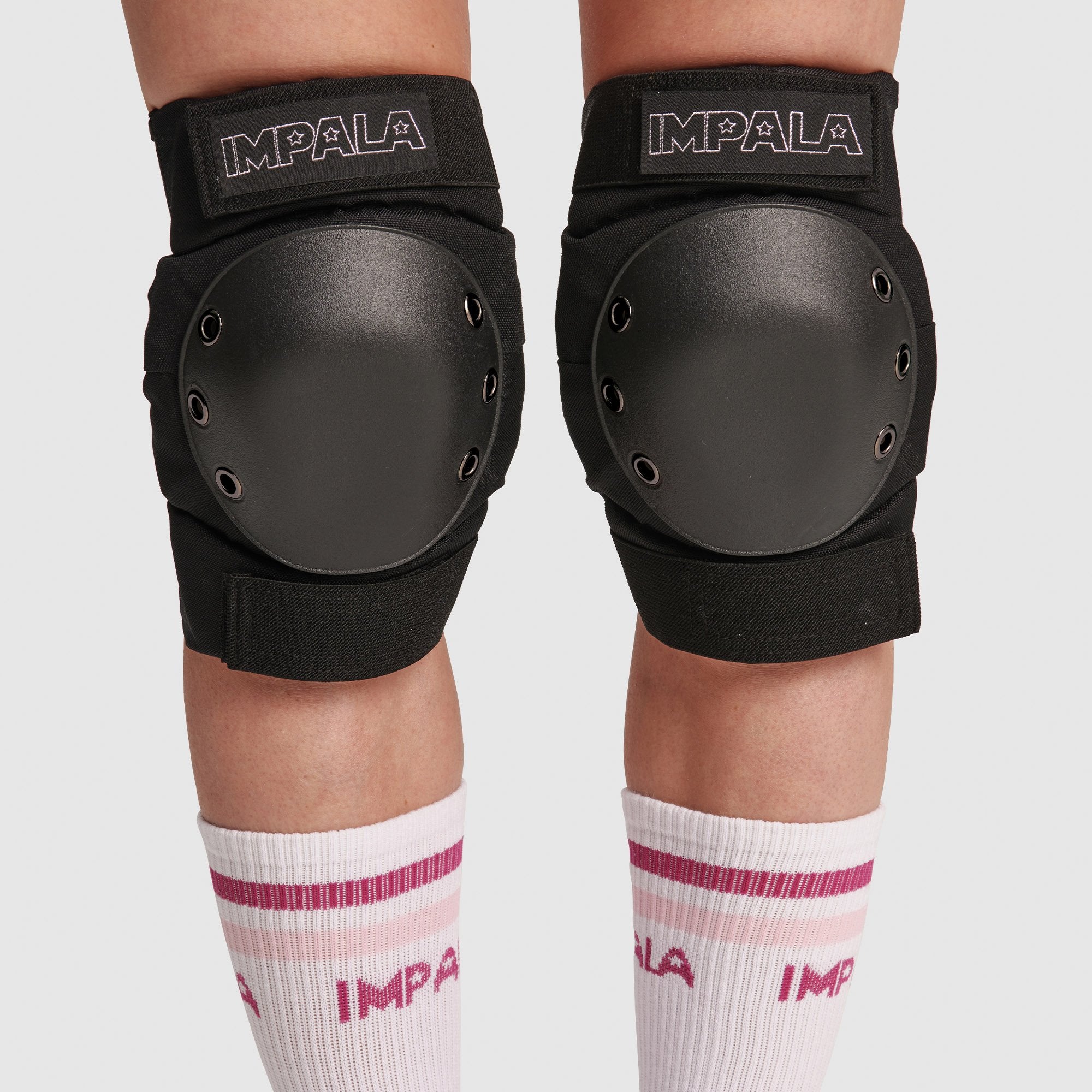 Impala Pad Set - BLACK - Pigeon's Roller Skate Shop