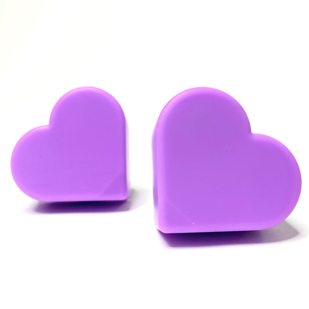 Grindstone Heartstopper Long Stem Toe Stops - LA LA LAVENDER - Pigeon's Roller Skate Shop