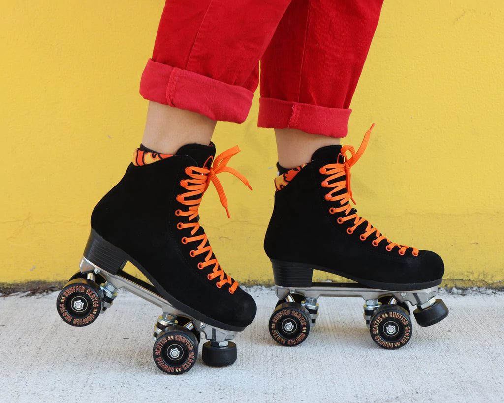 Chuffed - Crew Collection Skates - BLACK - Pigeon's Roller Skate Shop