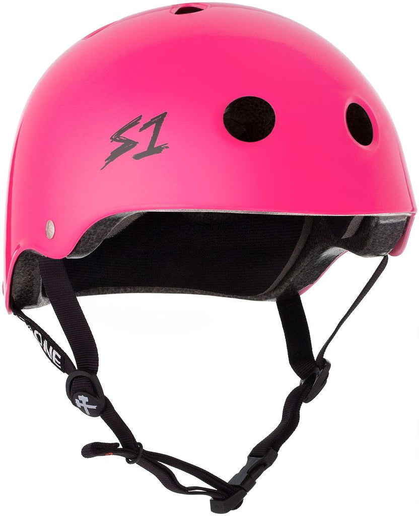 S1 Lifer Helmet - HOT PINK GLOSS - Pigeon's Roller Skate Shop