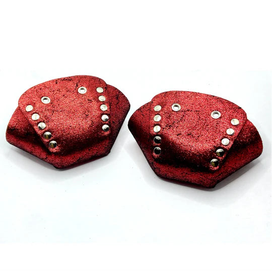 Suede Toe Caps by Rollerstuff - METALLIC/EMBOSSED - Pigeon's Roller Skate Shop