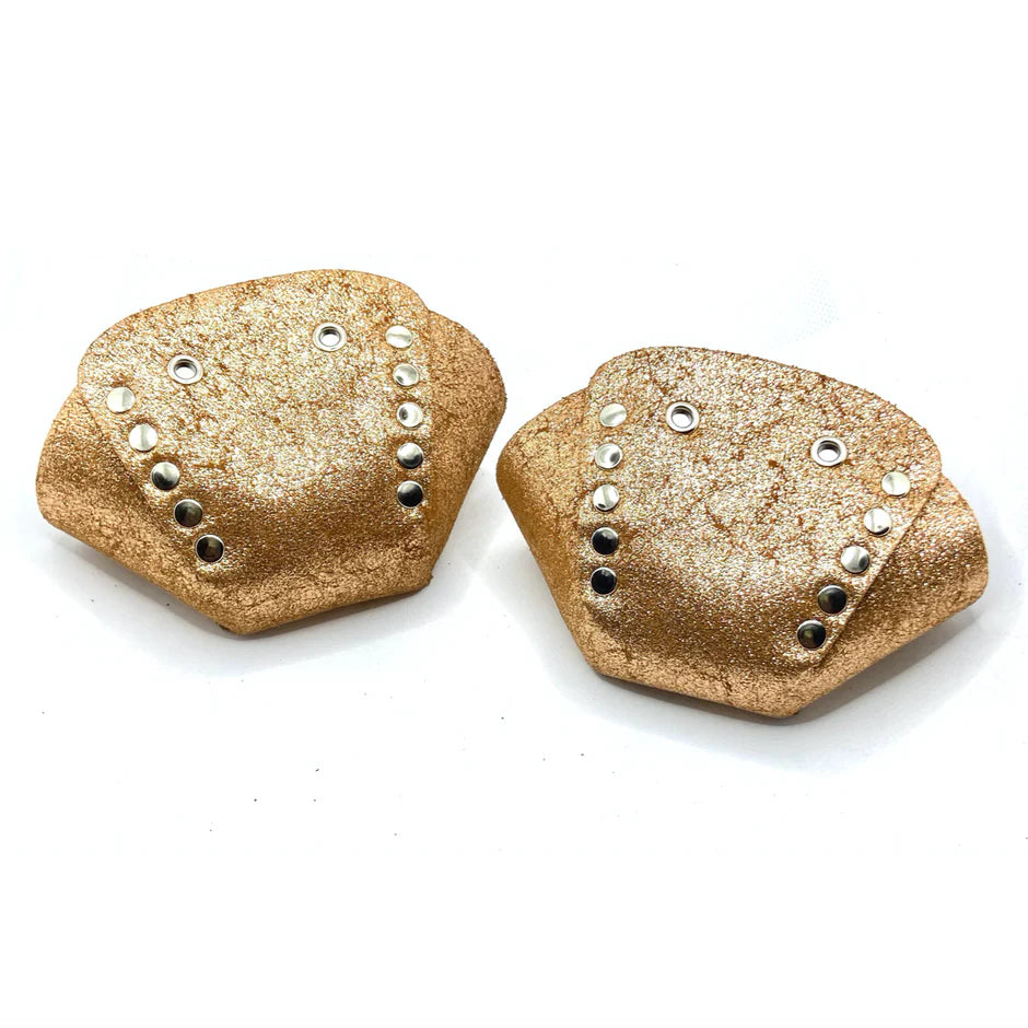 Suede Toe Caps by Rollerstuff - METALLIC/EMBOSSED - Pigeon's Roller Skate Shop
