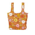 Reusable Tote - FLOWER POWER - Pigeon's Roller Skate Shop
