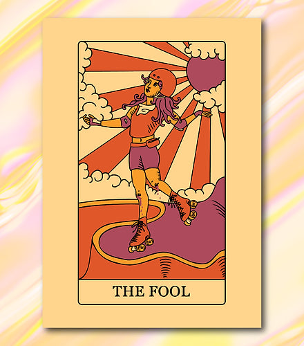 Create and Skate Factory - THE FOOL PRINT - Pigeon's Roller Skate Shop