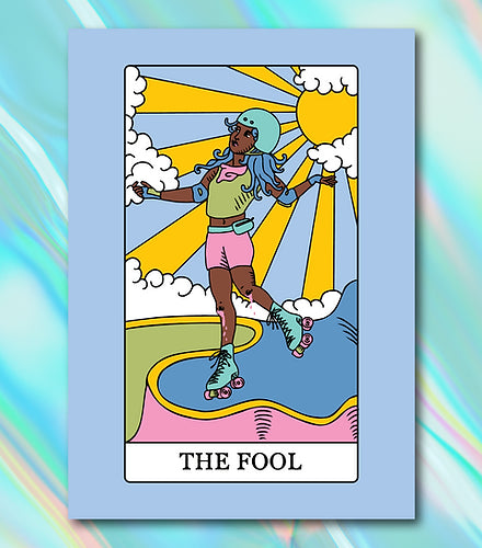 Create and Skate Factory - THE FOOL PRINT - Pigeon's Roller Skate Shop