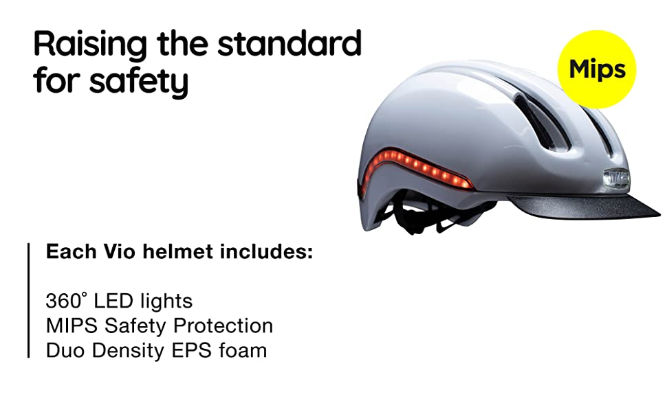 Nutcase VIO Light Up Helmet - Pigeon's Roller Skate Shop
