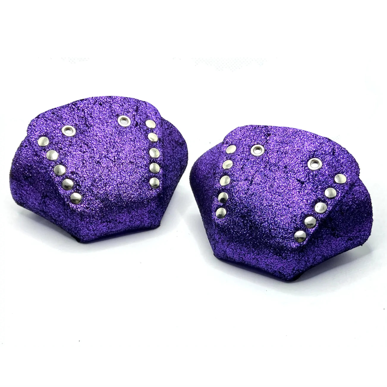 Suede Toe Caps by Rollerstuff - METALLIC/EMBOSSED - Pigeon's Roller Skate Shop