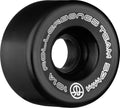 Black Rollerbones Team Wheels (8-Pack) - Pigeon's Roller Skate Shop