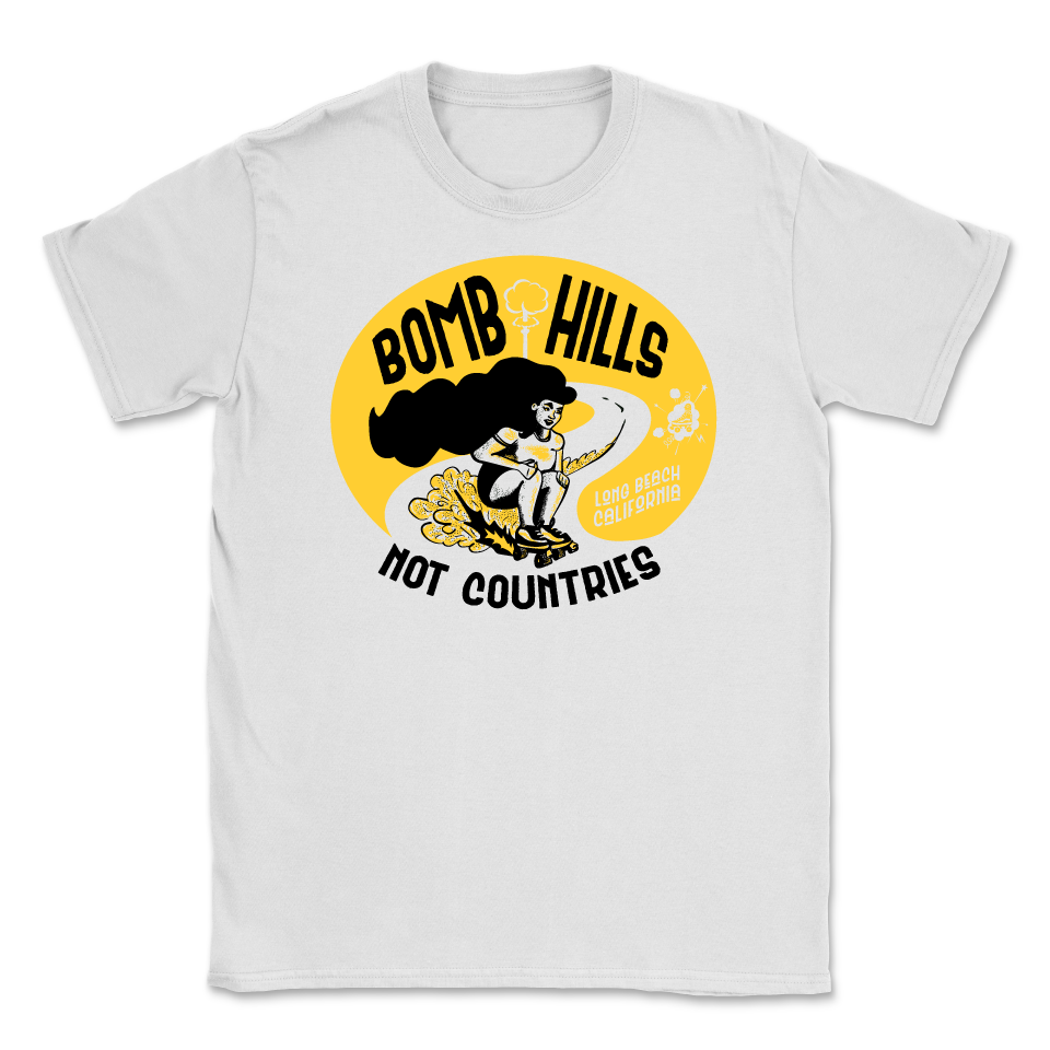 Shop T-Shirt - BOMB HILLS - Pigeon's Roller Skate Shop