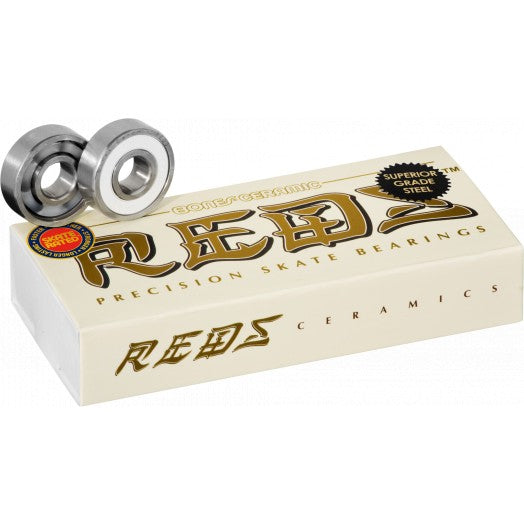 Bones Ceramic REDS Bearings - 8MM - Pigeon's Roller Skate Shop