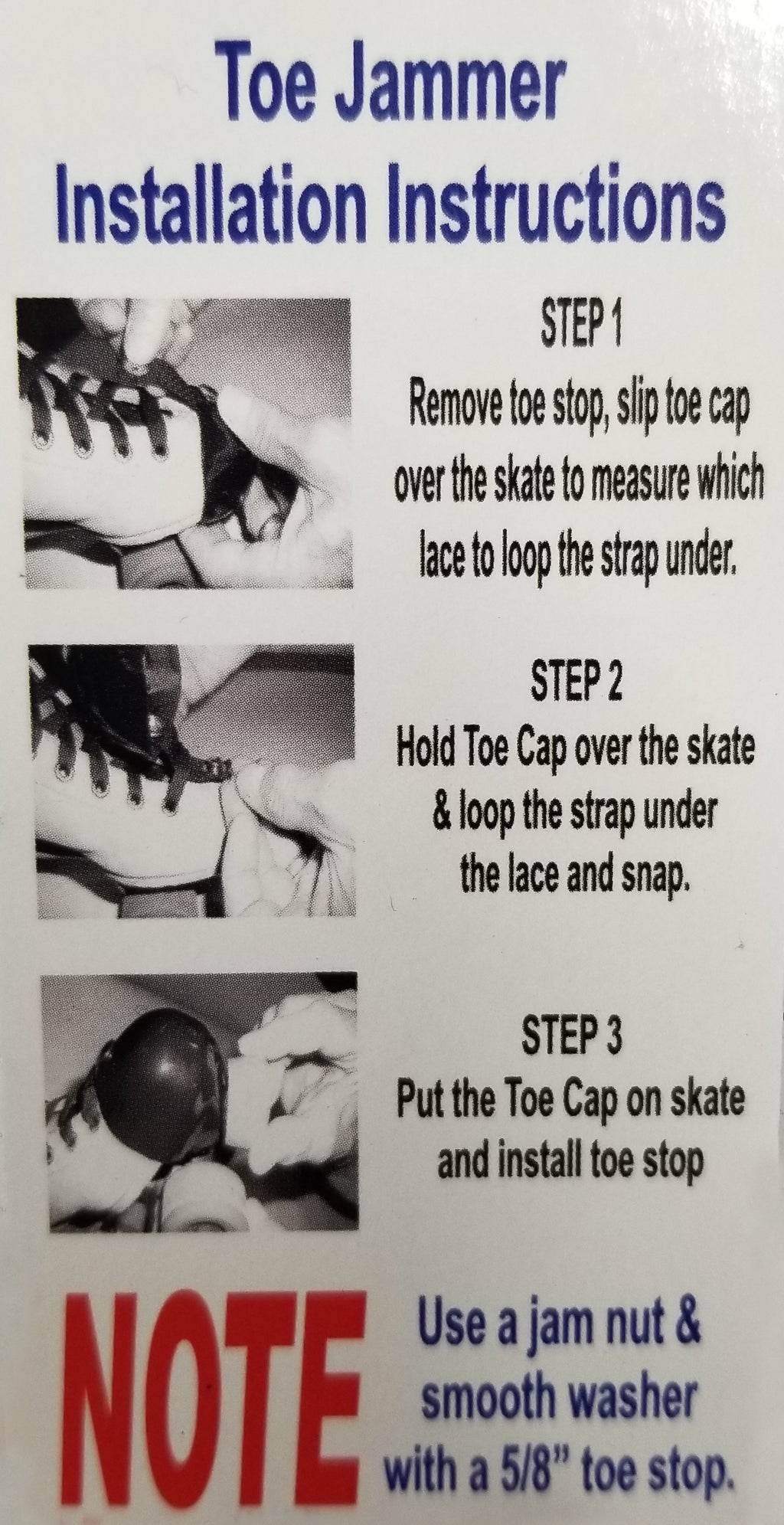 Sure-Grip Toe Jammers - Pigeon's Roller Skate Shop