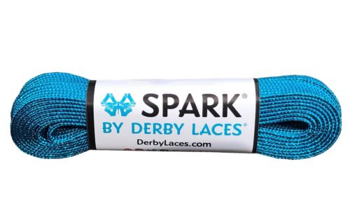 SPARK by Derby Laces- POOL BLUE 108" - Pigeon's Roller Skate Shop