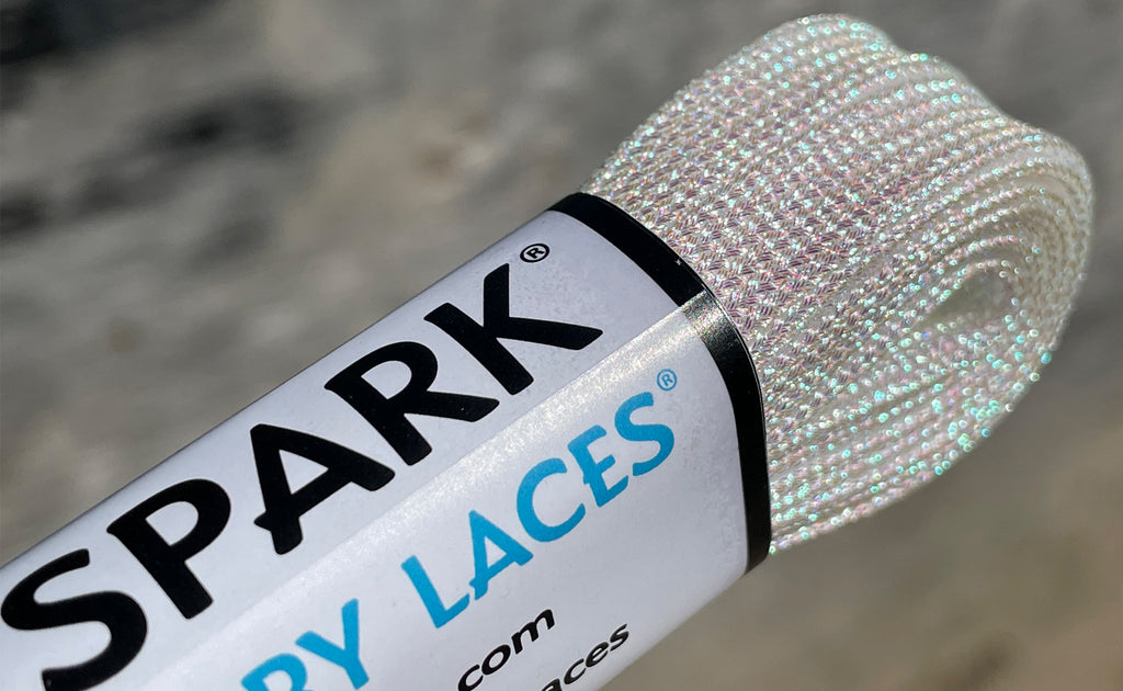 Spark by Derby Laces - WHITE 96" - Pigeon's Roller Skate Shop