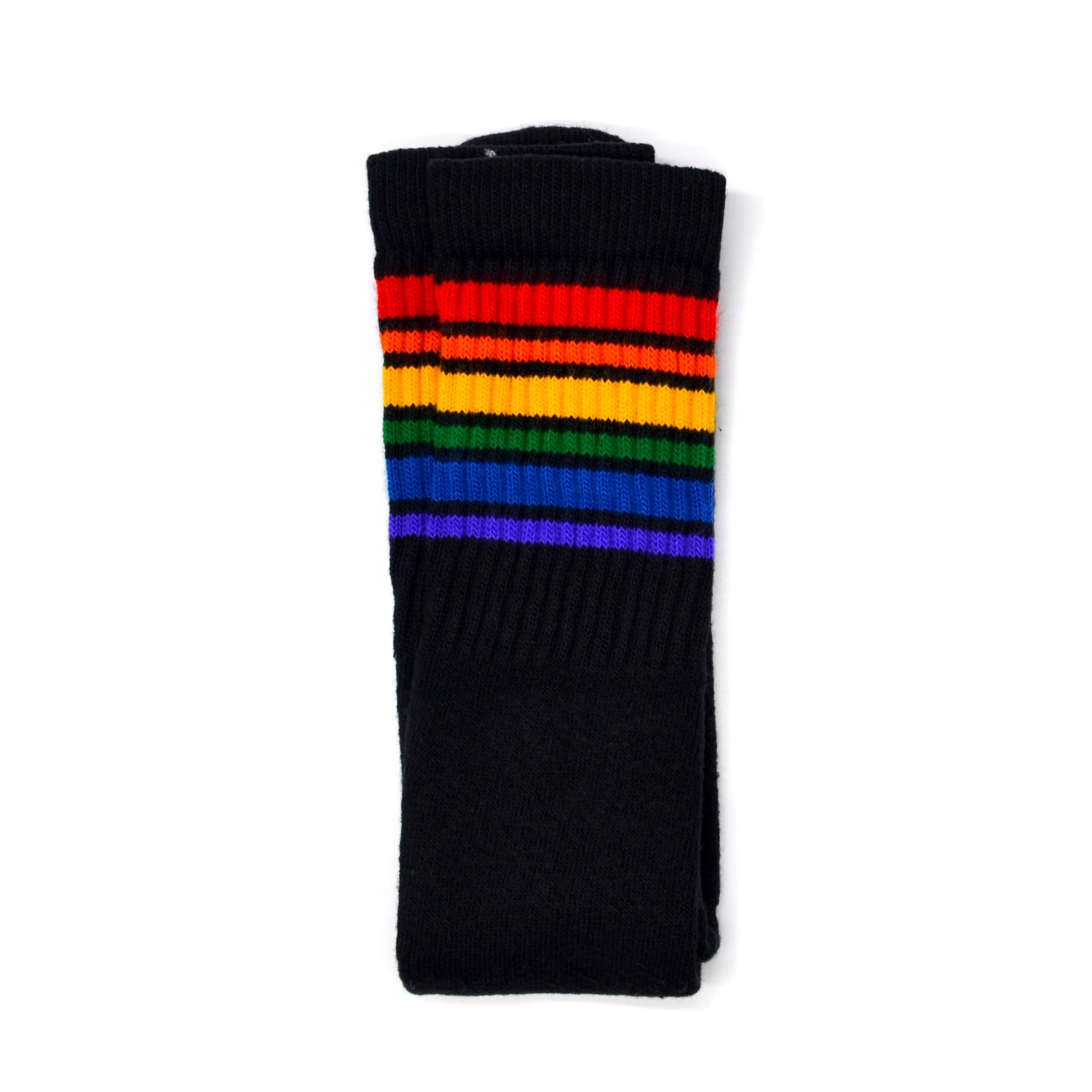 Knee High Pride Socks - BRAVE - Pigeon's Roller Skate Shop