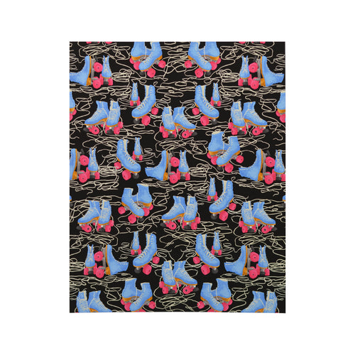 Skate Pattern Print by Emily Joynton - Pigeon's Roller Skate Shop