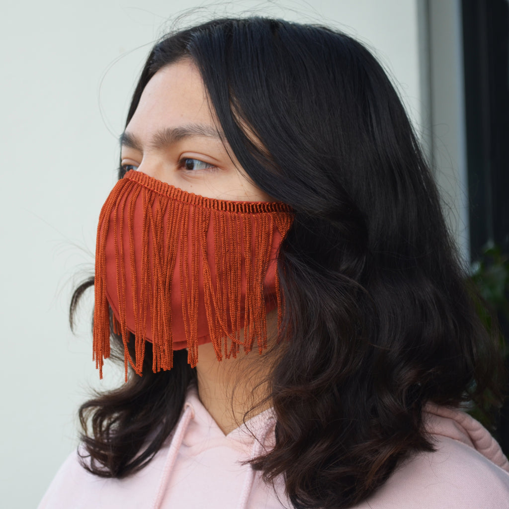 Fringe Mask - Pigeon's Roller Skate Shop