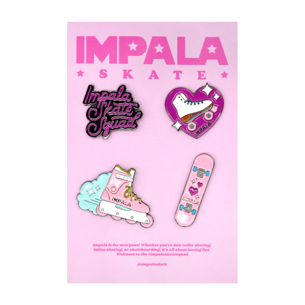 Impala Skate Enamel Pins - Pigeon's Roller Skate Shop