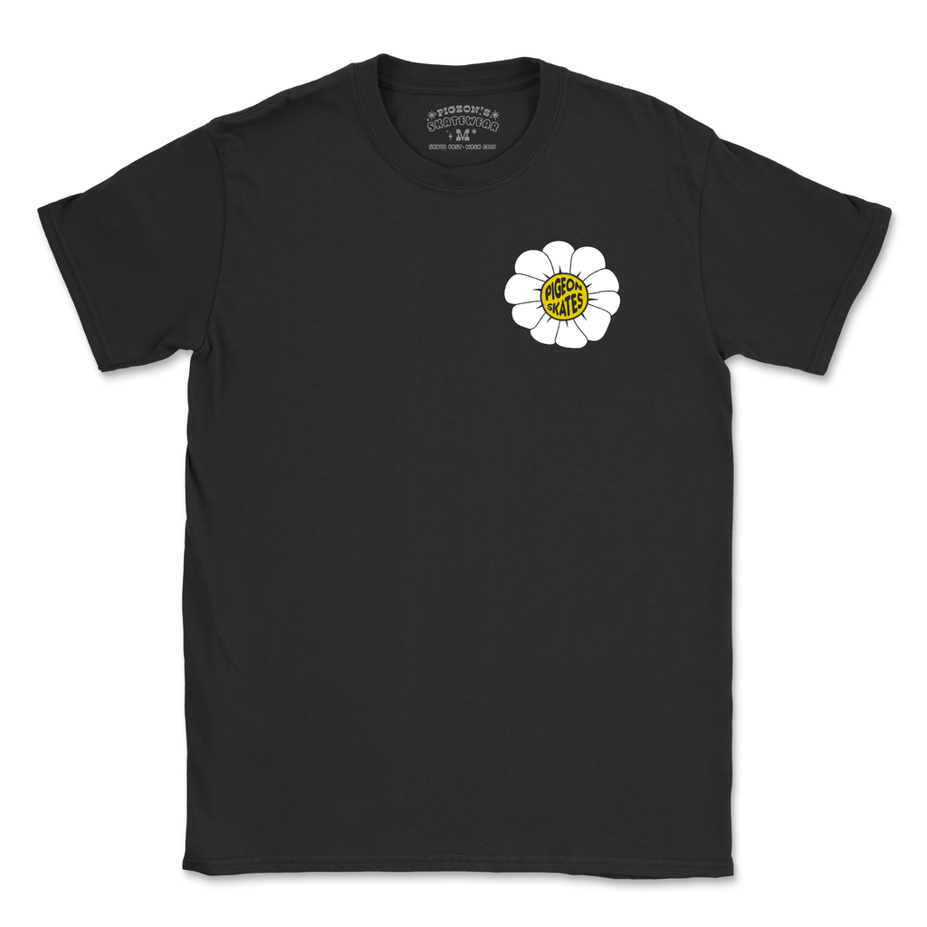 Pigeon's Flower Friends Tee | Pigeon's Roller Skate Shop