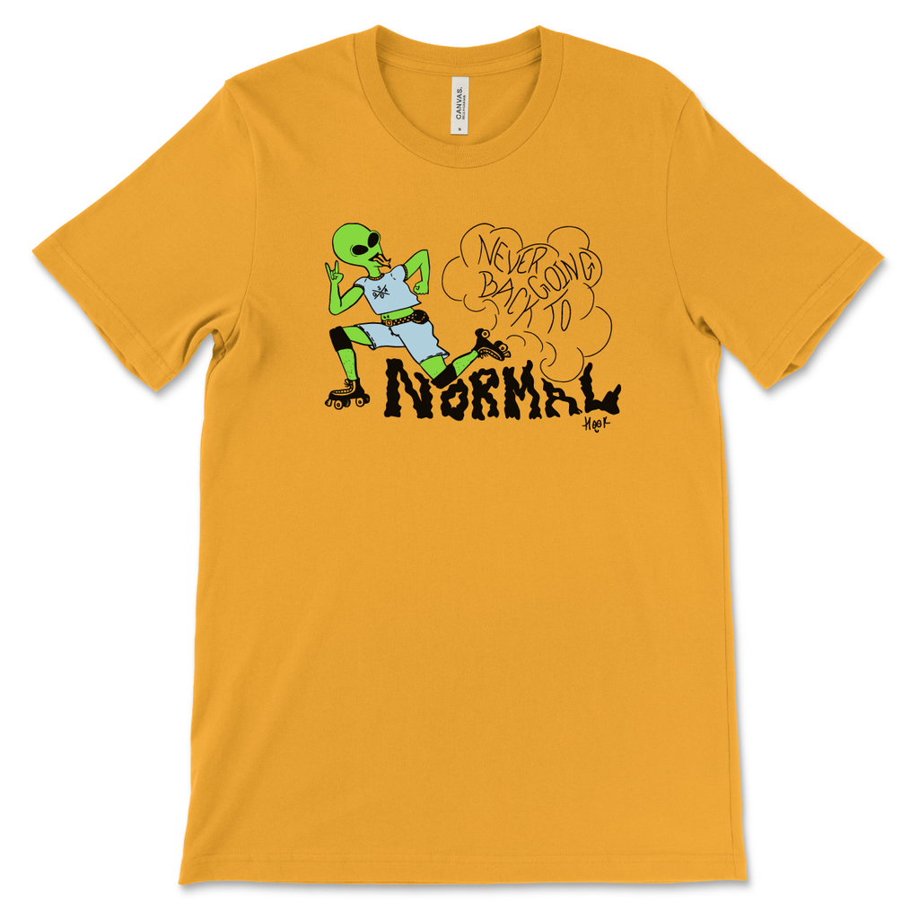 QSA "Never Going Back To Normal" Tee - Pigeon's Roller Skate Shop