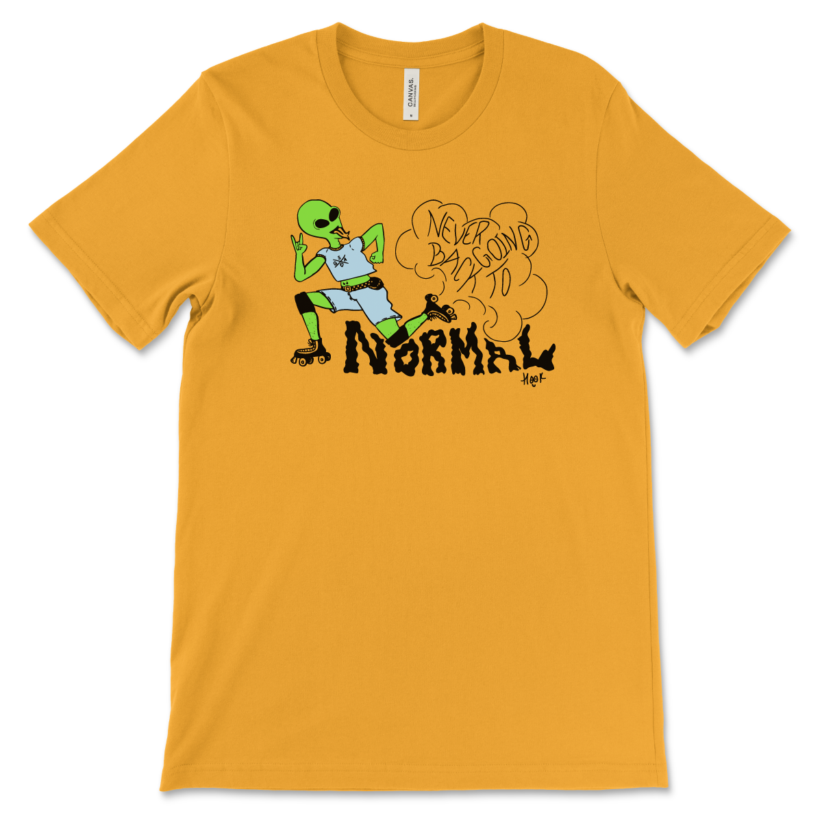 QSA "Never Going Back To Normal" Tee - Pigeon's Roller Skate Shop