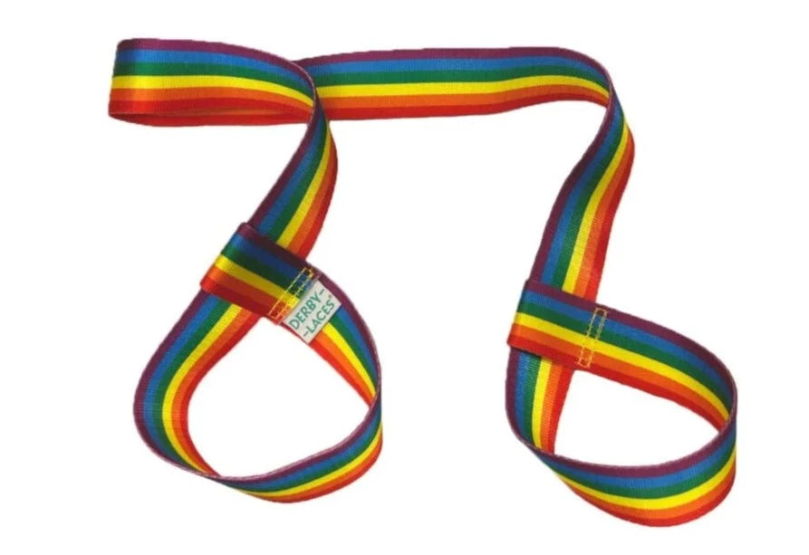 Skate and Gear Strap - RAINBOW 54" - Pigeon's Roller Skate Shop