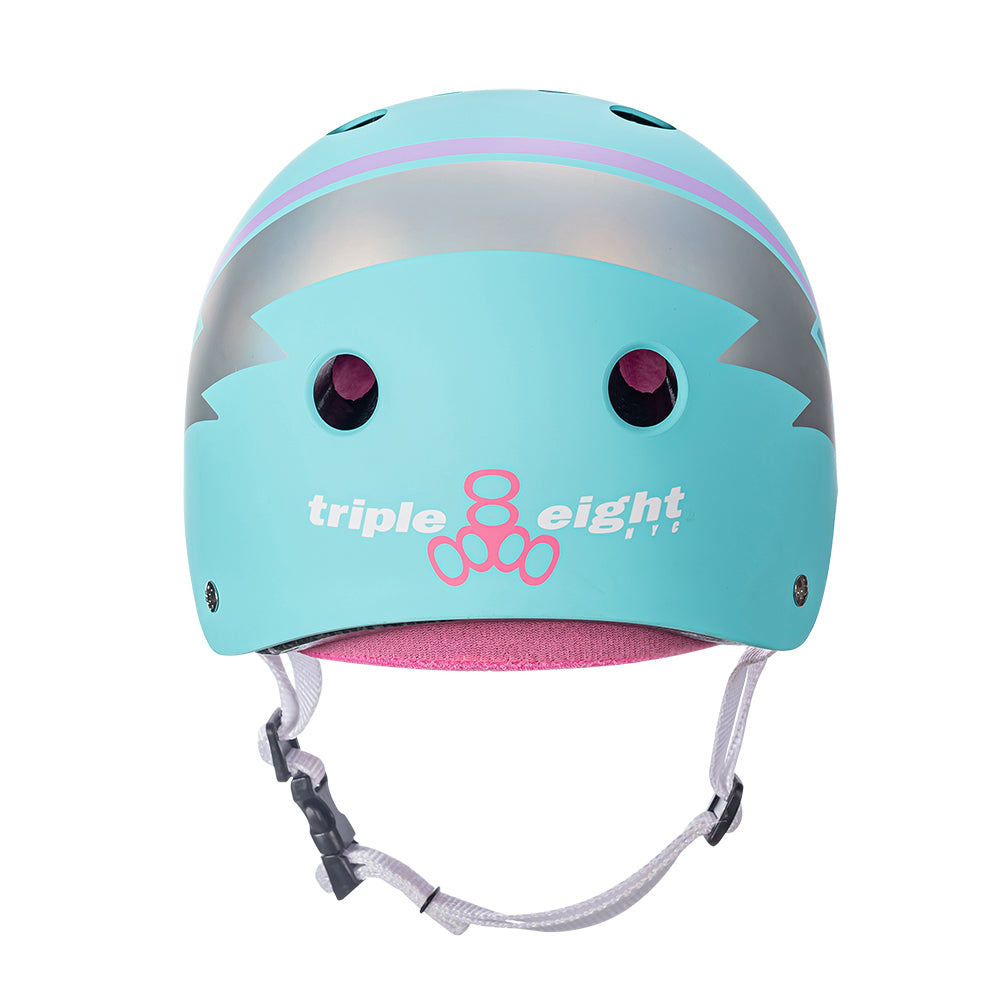 Triple 8 Helmet - TEAL HOLOGRAM - Pigeon's Roller Skate Shop