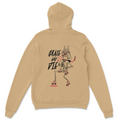 Shop Hoodie - SKATE AND DIE TAN - Pigeon's Roller Skate Shop