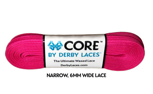 CORE by Derby Laces - HOT MAGENTA 96" - Pigeon's Roller Skate Shop