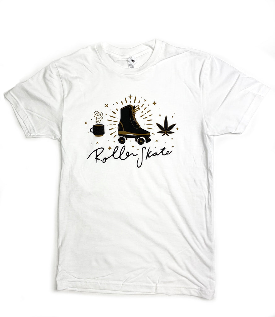 Shop T-Shirt - SKATE TRIFECTA - Pigeon's Roller Skate Shop