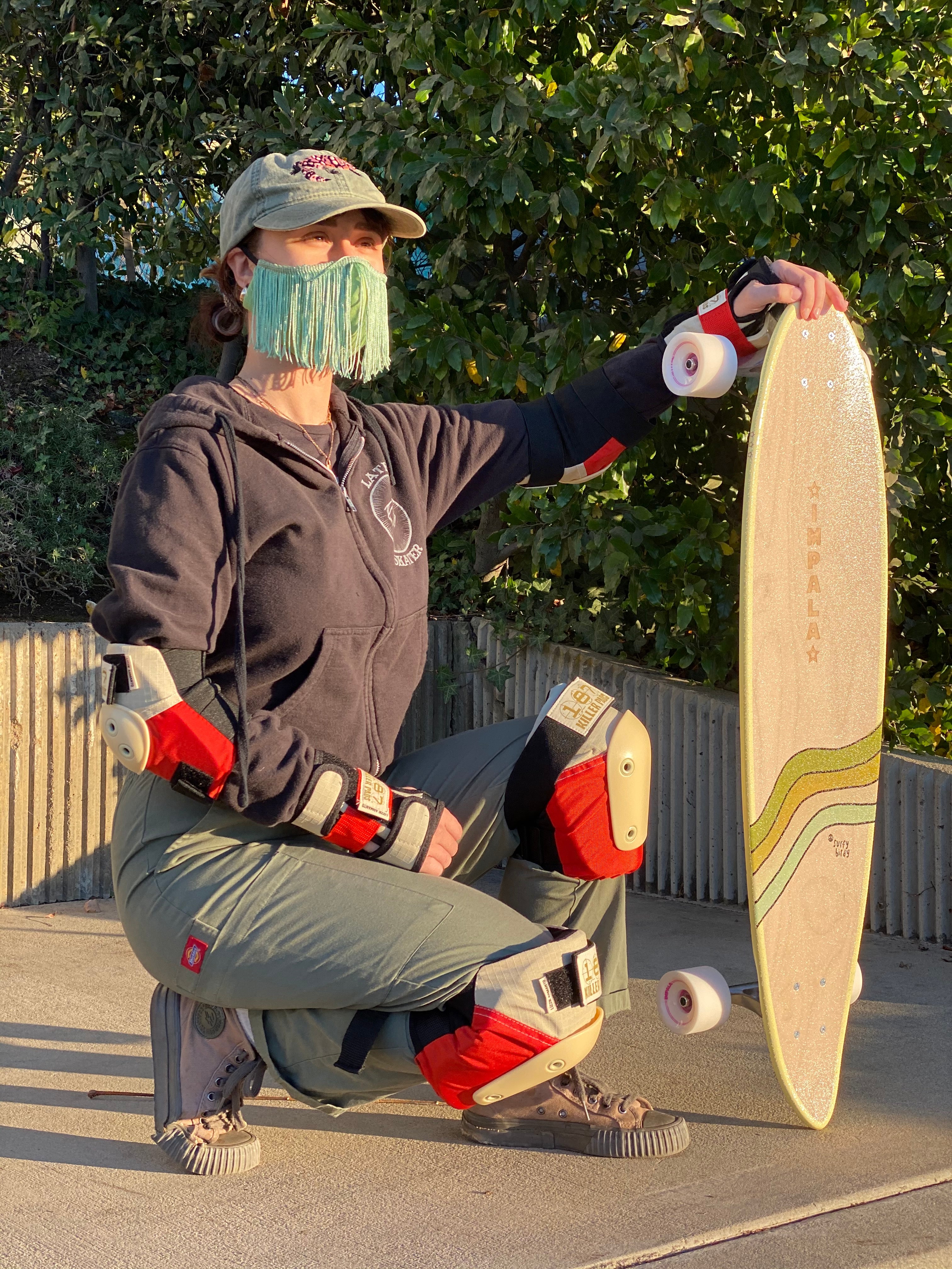 Fringe Mask - Pigeon's Roller Skate Shop