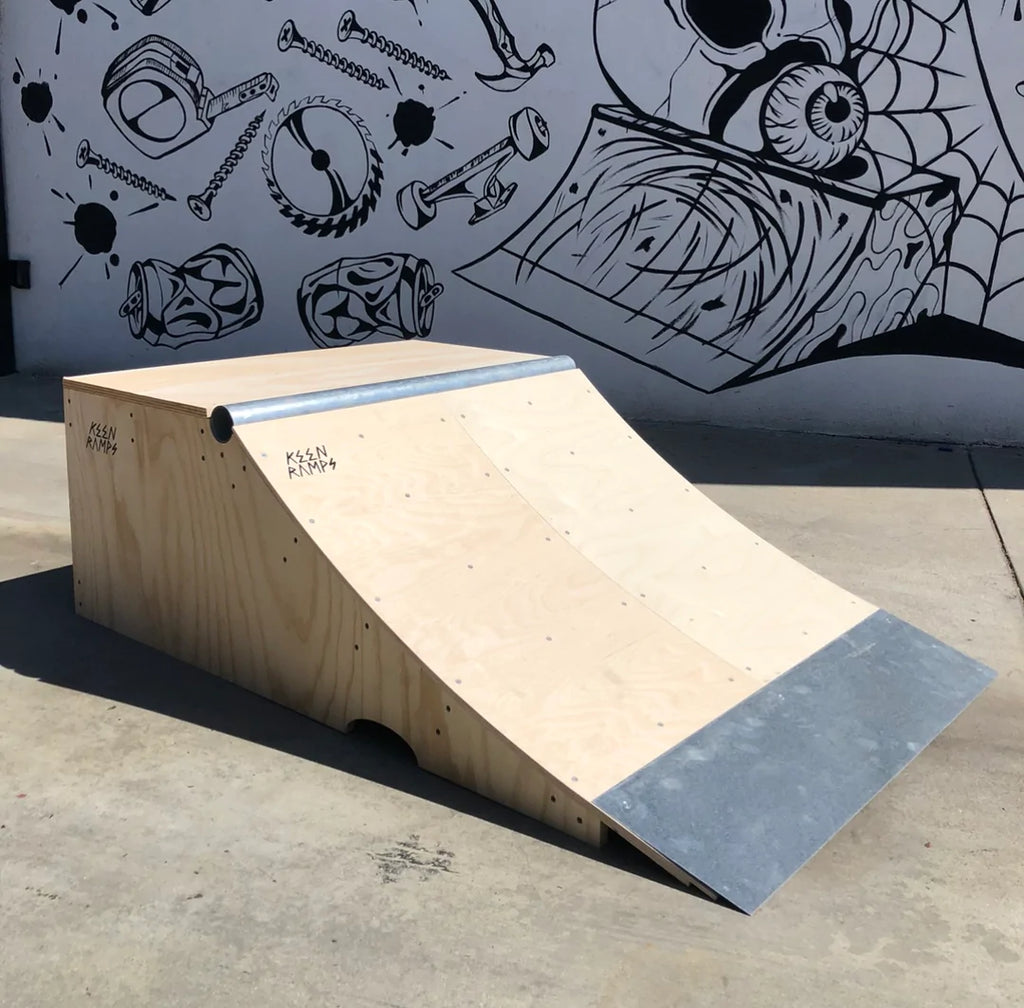 Keen Ramps 18" x 3' Quarter Pipe - Pigeon's Roller Skate Shop
