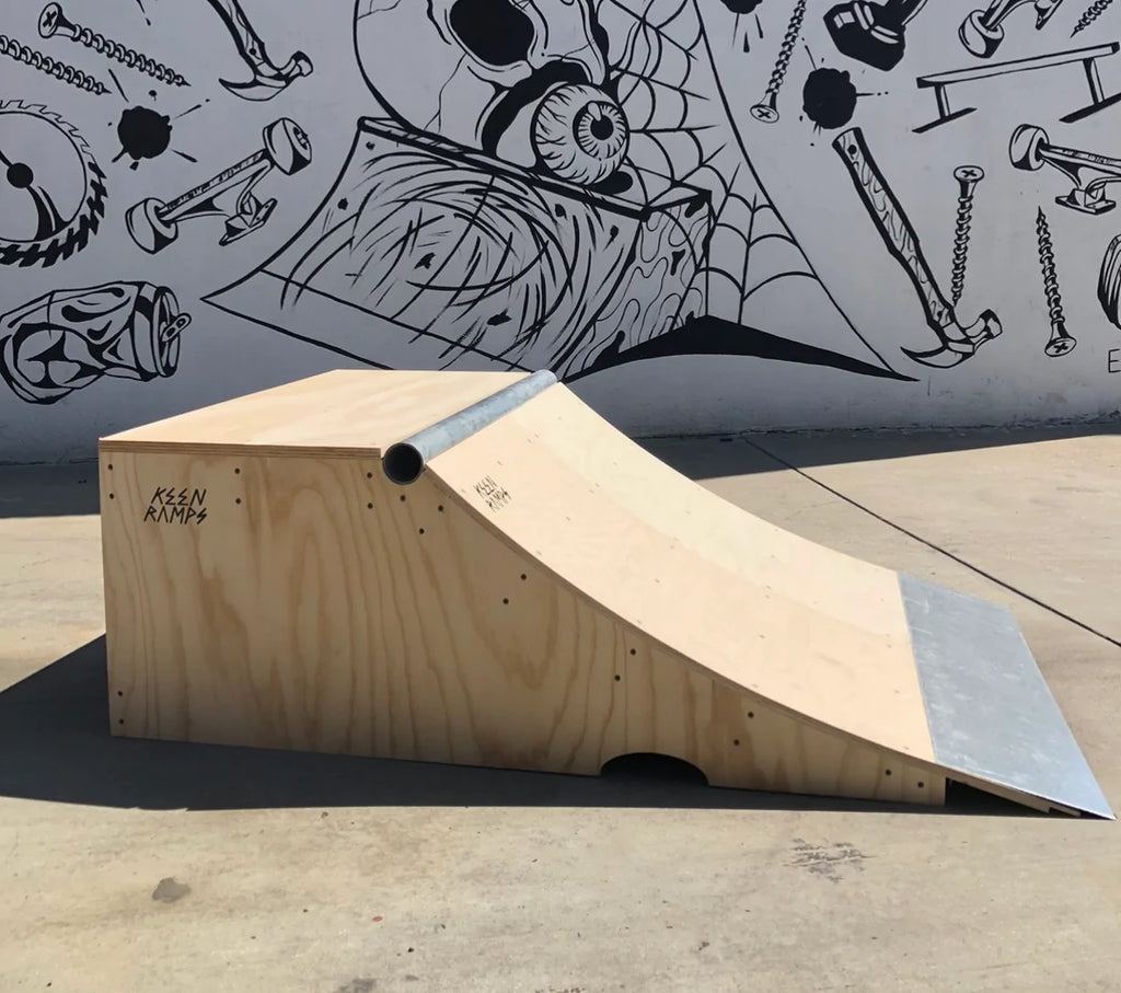 Keen Ramps 18" x 3' Quarter Pipe - Pigeon's Roller Skate Shop