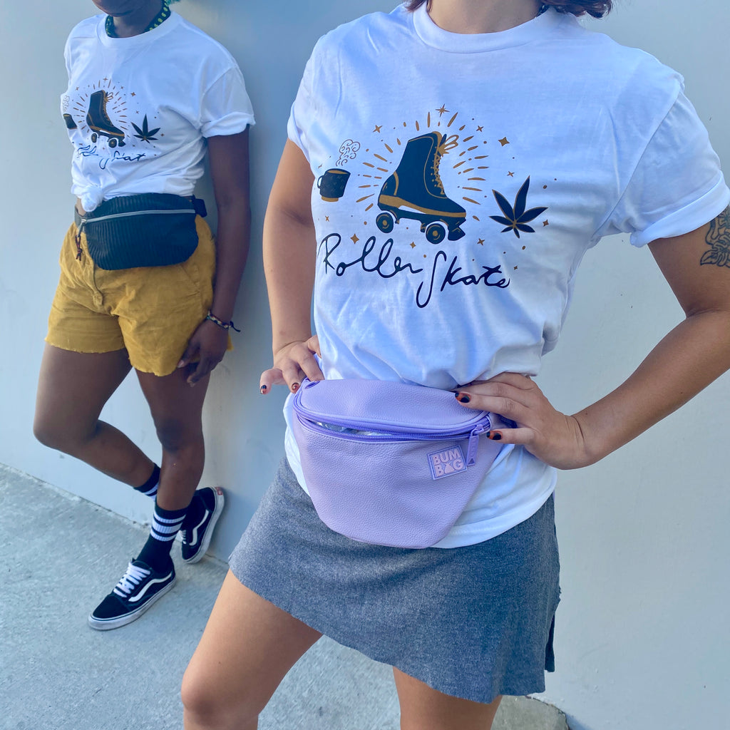 Shop T-Shirt - SKATE TRIFECTA - Pigeon's Roller Skate Shop