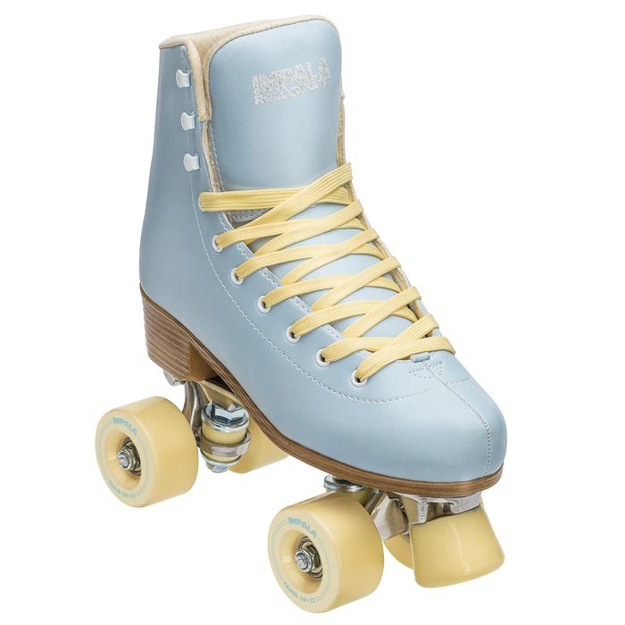 Impala Roller Skates - SKY BLUE/YELLOW - Pigeon's Roller Skate Shop