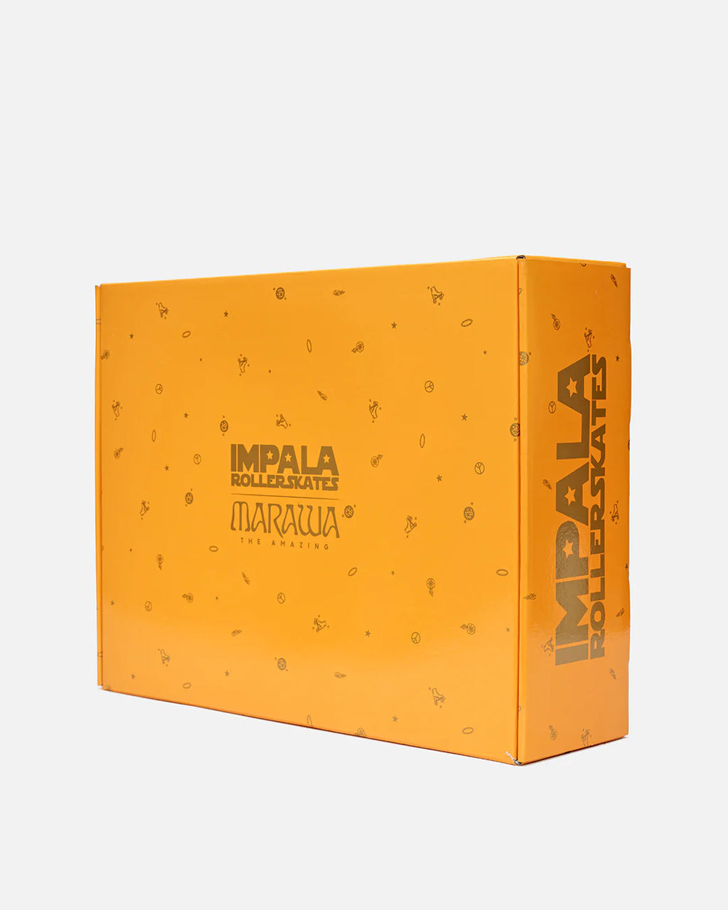 Impala Roller Skates- MARAWA HIGH HEEL - SPARKLE ORANGE - Pigeon's Roller Skate Shop