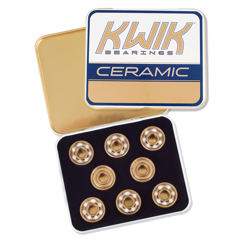 KwiK Ceramic Bearings (Set of 16) - Pigeon's Roller Skate Shop
