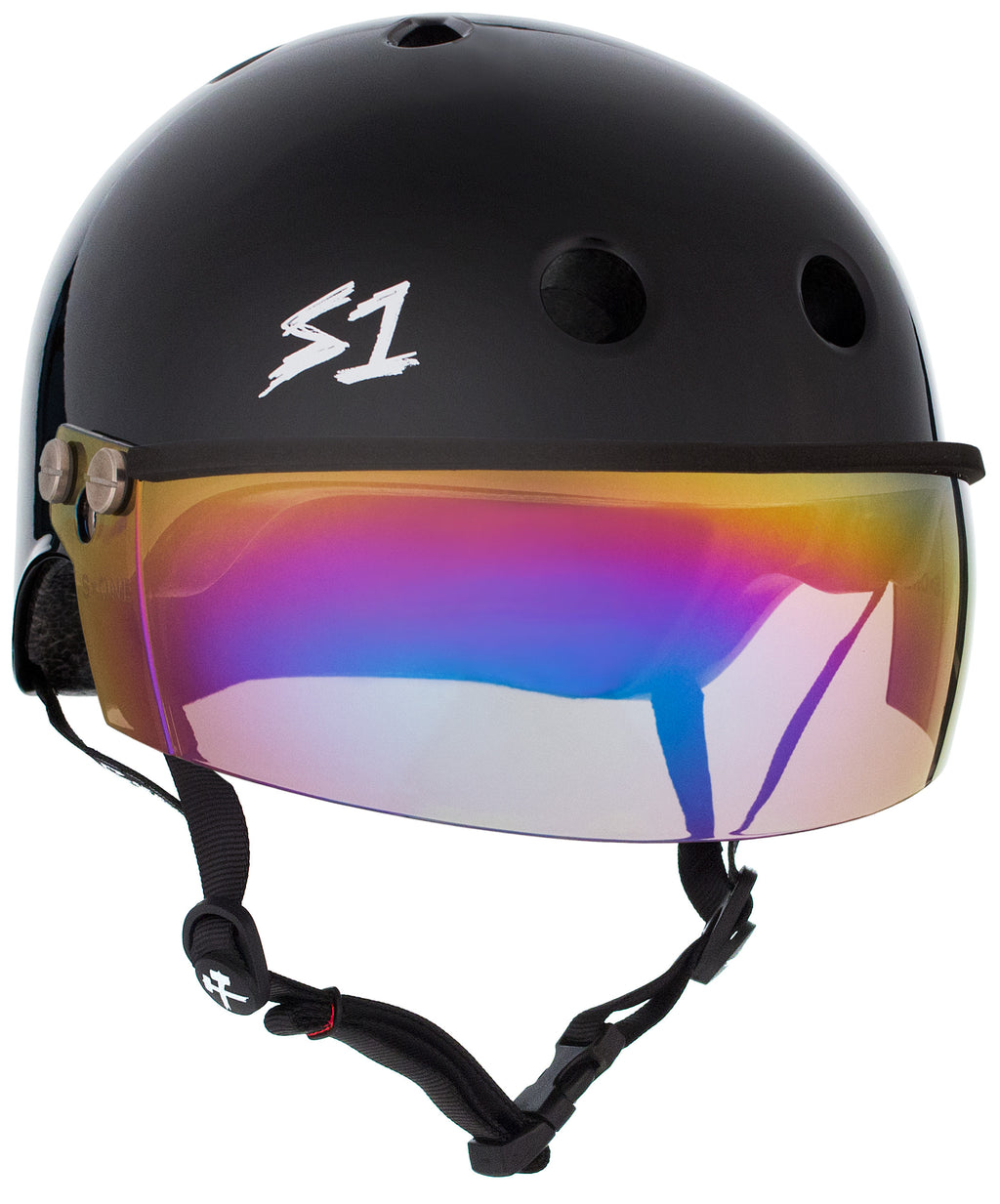 S1 Lifer Visor Helmet - Black Gloss - Pigeon's Roller Skate Shop
