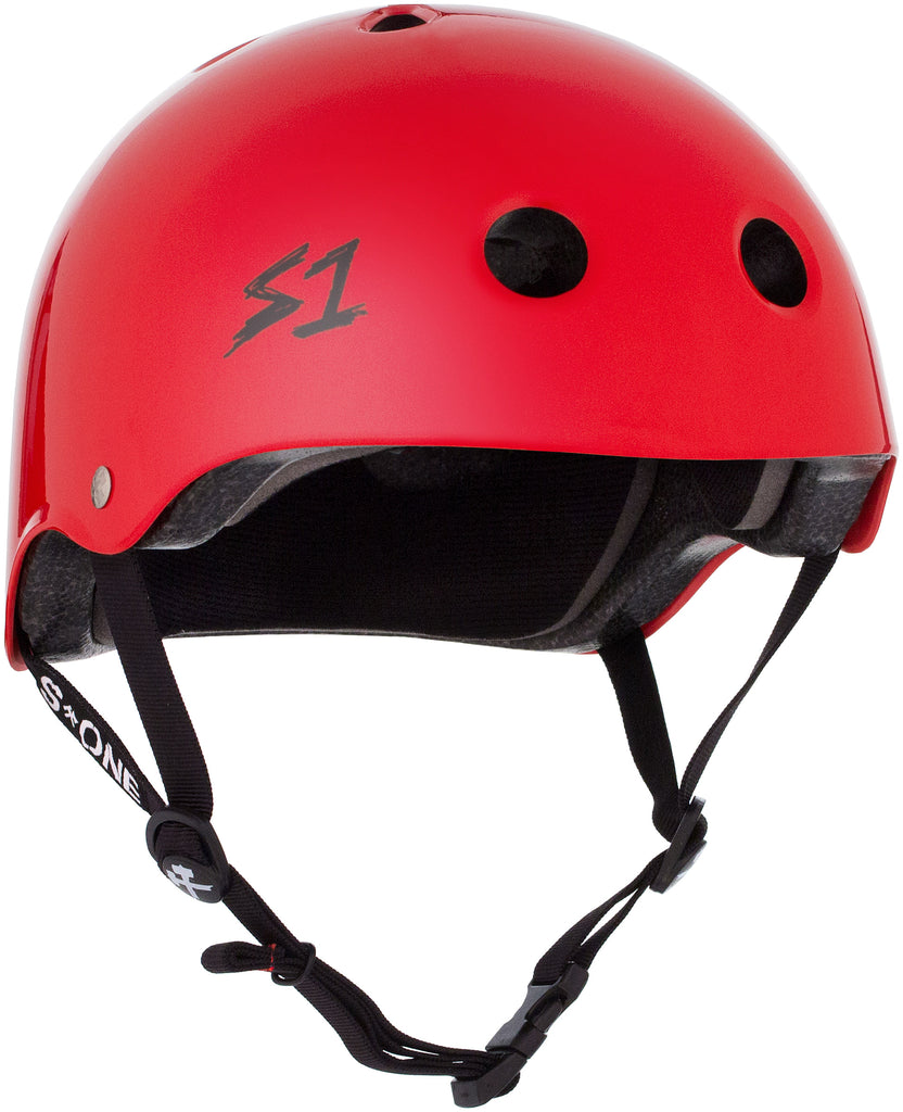 S1 Lifer Helmet - Bright Red Gloss - Pigeon's Roller Skate Shop