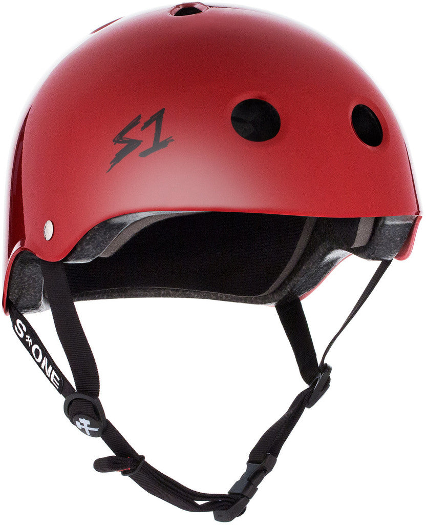 S1 Lifer Helmet - BLOOD RED MATTE - Pigeon's Roller Skate Shop