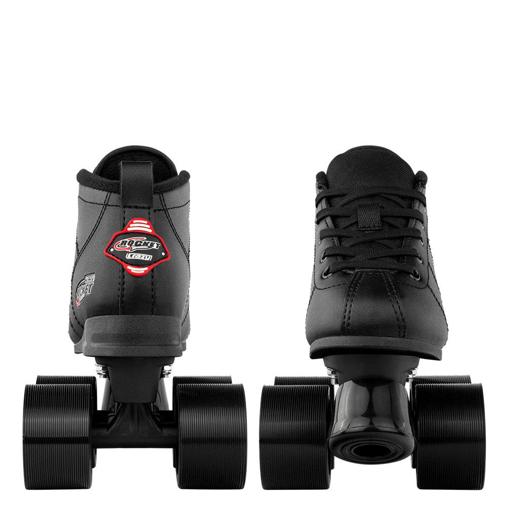 Crazy *Kids* Rocket Skate - BLACK - Pigeon's Roller Skate Shop
