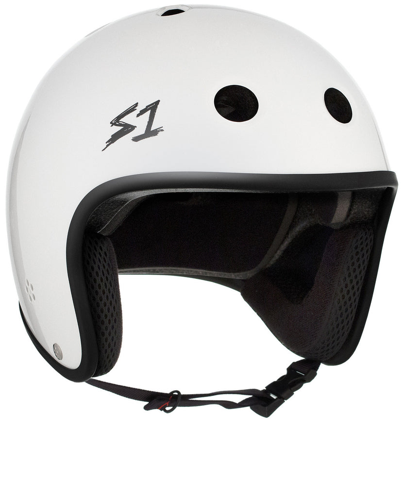 S1 Retro Lifer Helmet - White Gloss - Pigeon's Roller Skate Shop