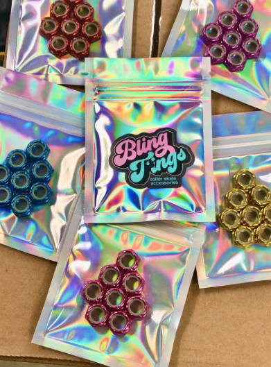 Bling T'ings Color Axle Nuts - Pigeon's Roller Skate Shop