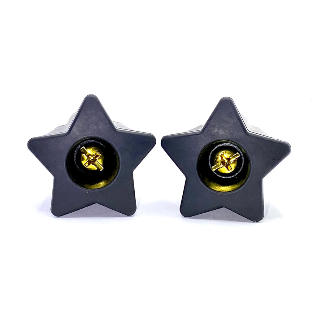 Gold Metallic Bolts / Screws for Bolt-on Toe Stops & Toe Plugs (5/16"), Pair - Pigeon's Roller Skate Shop